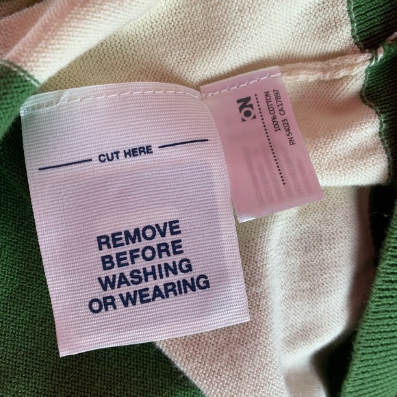 Old Navy green/cream wrap sweater with tags XL - Picture 7 of 8